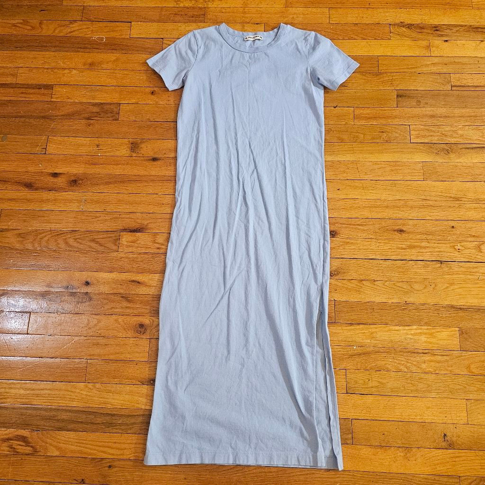 American Giant Women's Maxi Dress Blue XS